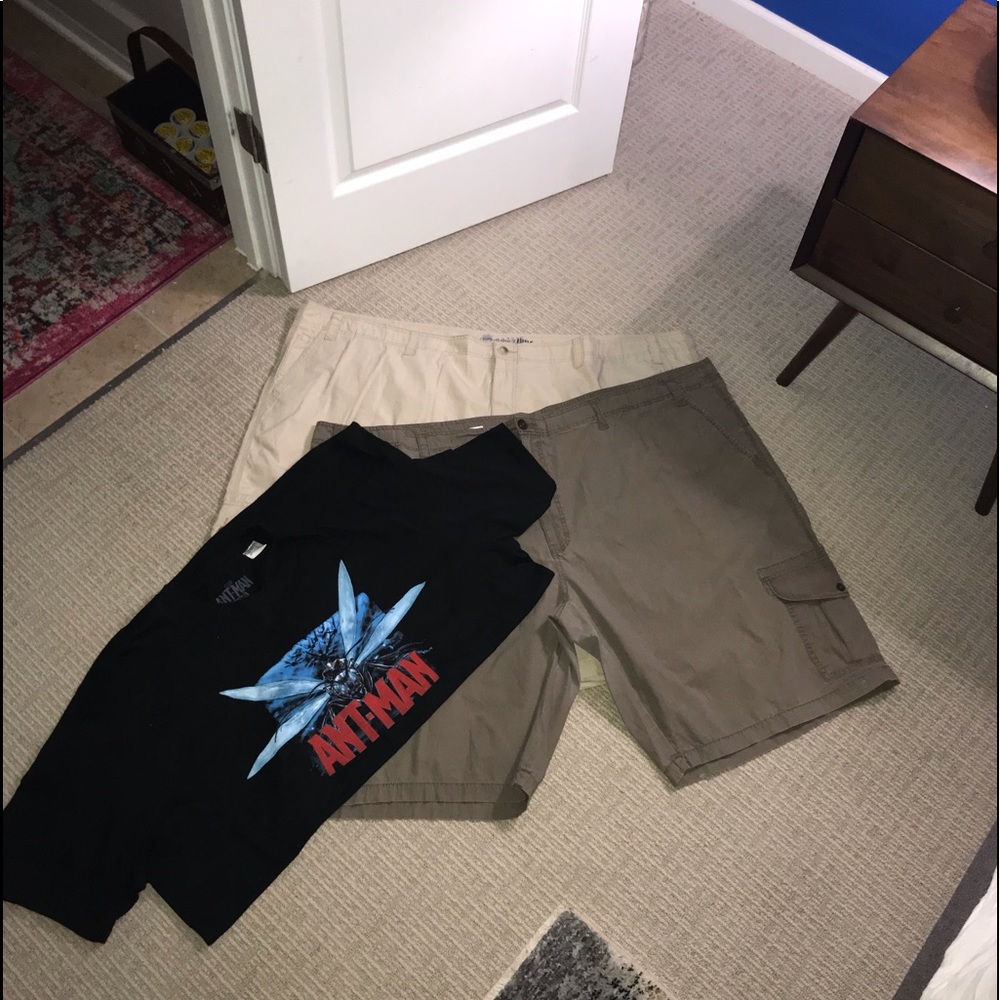 3/$40 PRONTO UOMO SHORTS N MARVEL TEE